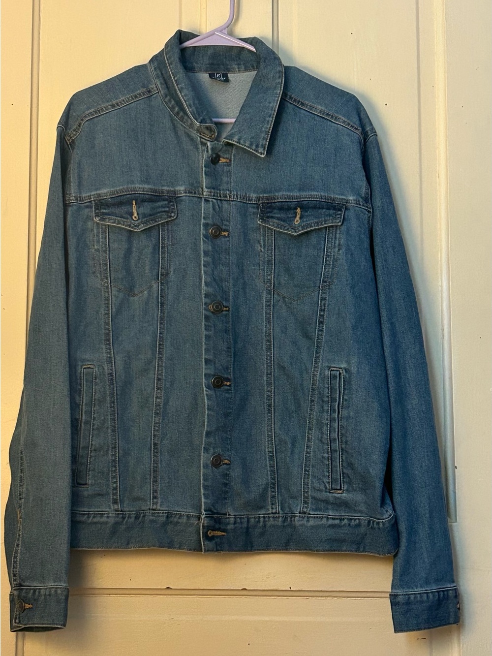 George Men's Light Blue Denim Jacket
